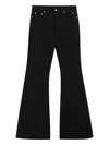 Rick Owens Bolans Flared Trousers In Black