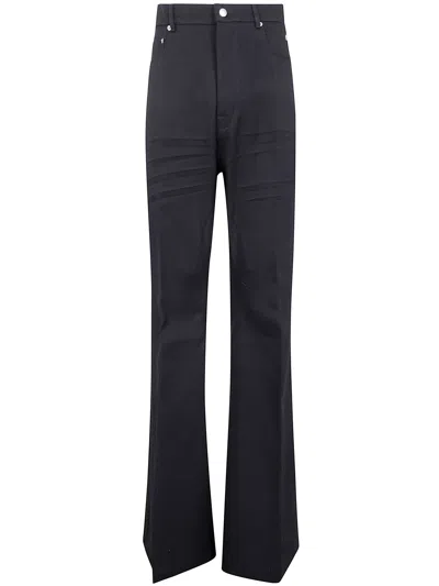 Rick Owens "bolans" Trousers In Blue