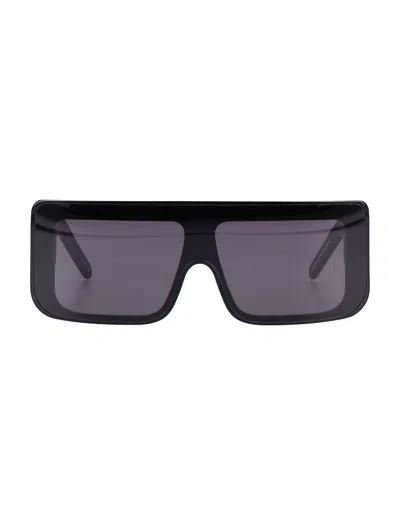 Rick Owens Bold Rectangular Frame Sunglasses In Pink