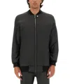 Rick Owens Bomber With Zip In Black