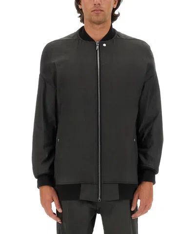 Rick Owens Bomber Jacket In Black
