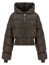 Rick Owens Hooded Puffer Jacket In Black