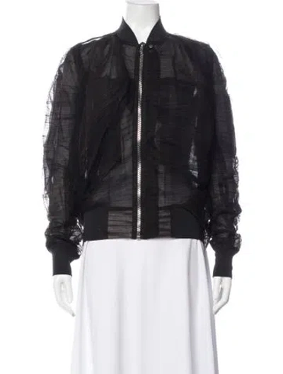 Pre-owned Rick Owens Bomber Jacket In Black