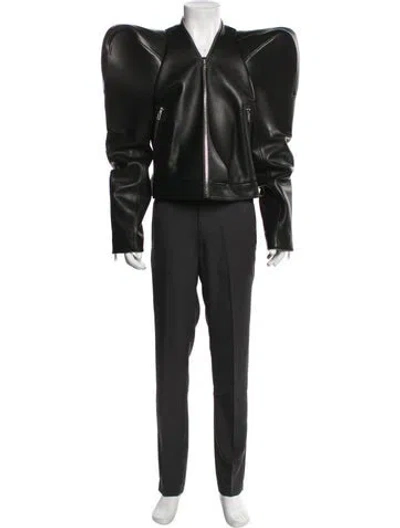 Pre-owned Rick Owens Bomber Jacket In Black