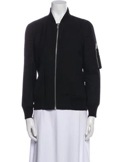 Pre-owned Rick Owens Bomber Jacket In Black