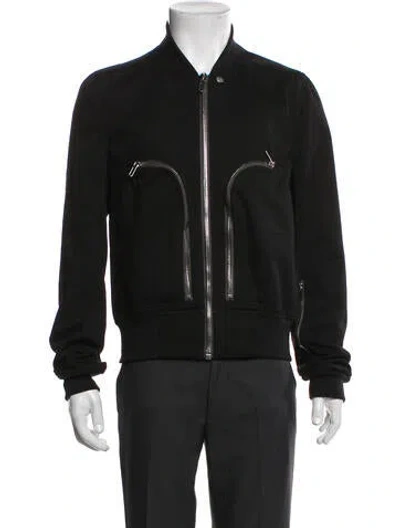 Pre-owned Rick Owens Bomber Jacket In Black
