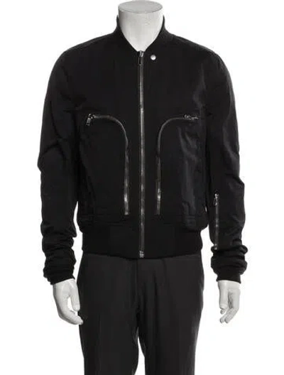 Pre-owned Rick Owens Bomber Jacket In Black