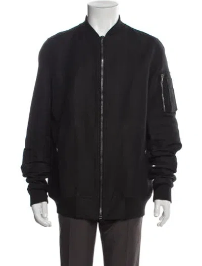 Pre-owned Rick Owens Bomber Jacket In Black