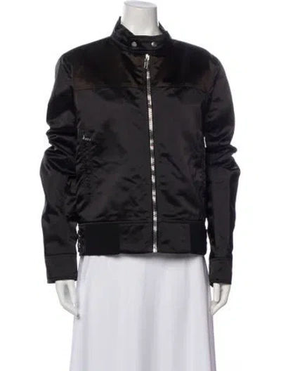 Pre-owned Rick Owens Bomber Jacket In Black