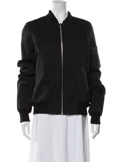 Pre-owned Rick Owens Bomber Jacket In Black