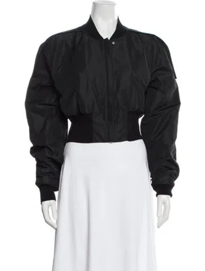 Pre-owned Rick Owens Bomber Jacket In Black