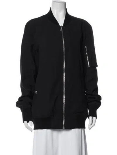 Pre-owned Rick Owens Bomber Jacket In Black