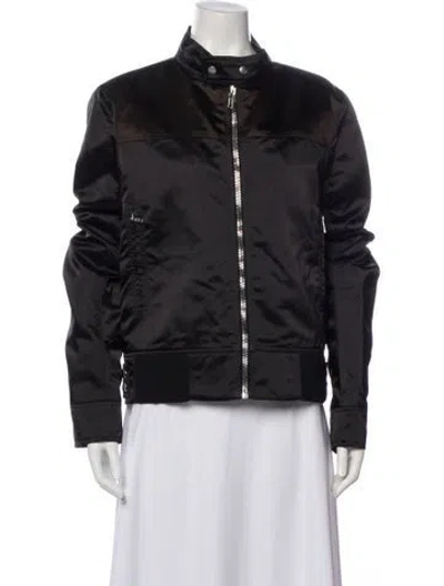 Pre-owned Rick Owens Bomber Jacket In Black