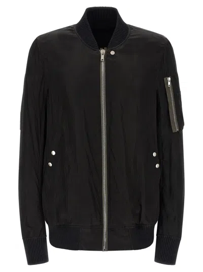 Rick Owens Bomber Jacket In Black