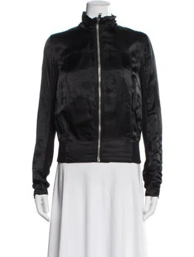 Pre-owned Rick Owens Bomber Jacket In Black