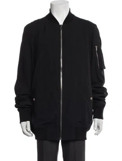 Pre-owned Rick Owens Bomber Jacket In Black