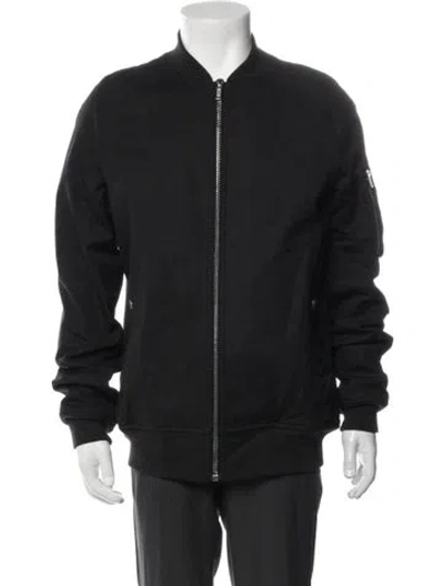 Pre-owned Rick Owens Bomber Jacket In Black