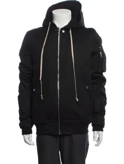 Pre-owned Rick Owens Bomber Jacket In Black