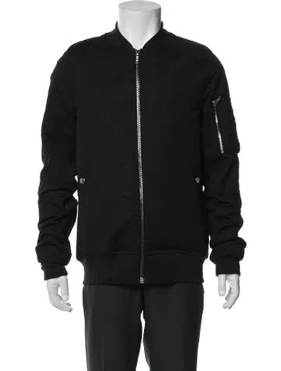 Pre-owned Rick Owens Bomber Jacket In Black