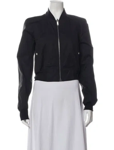 Pre-owned Rick Owens Bomber Jacket In Black