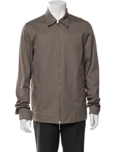 Pre-owned Rick Owens Bomber Jacket In Brown