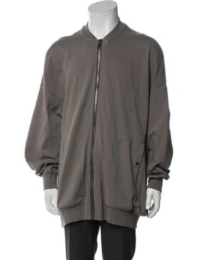 Pre-owned Rick Owens Bomber Jacket In Neutrals