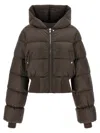 Rick Owens Bomber Jacket Puffer Jackets Gray In Multi