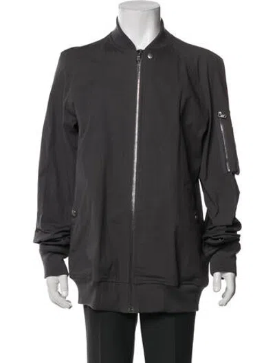 Pre-owned Rick Owens Bomber Jacket W/ Tags In Grey