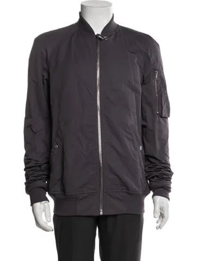 Pre-owned Rick Owens Bomber Jacket W/ Tags In Purple