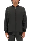 Rick Owens Black Porterville Jumbo Peter Flight Jacket In Black
