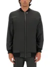 Rick Owens Black Porterville Jumbo Peter Flight Jacket In Black