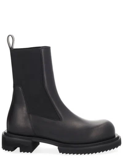 Rick Owens Boot Beatle Gabe In Black