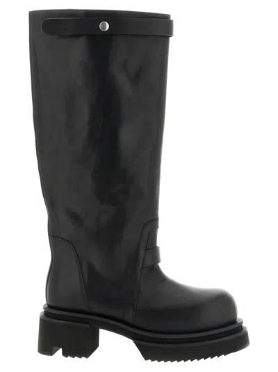 Rick Owens Naska Bogun Boots In Black