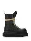 Rick Owens Black Hollywood Turbo Cyclops Army Boots In Black