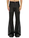 Rick Owens Bootcut Pants In Black