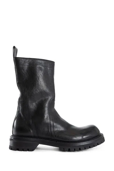 Rick Owens Boots In Black