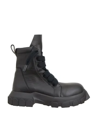 Rick Owens Boots In Black