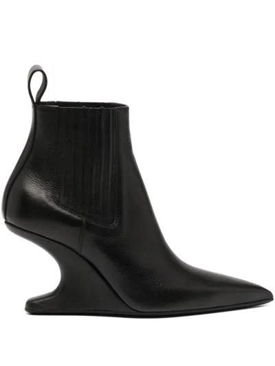 RICK OWENS BOOTS BLACKS AND GREYS