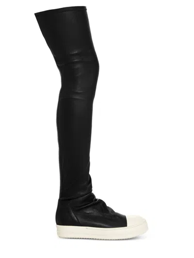 RICK OWENS BOOTS BLACKS AND GREYS