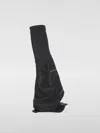 Rick Owens Cargo Fetish Sneaks Calf Leather Knee-high Boots In Schwarz