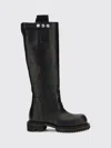Rick Owens Gabe Leather Knee-high Boots In Black