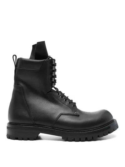 RICK OWENS ARMY COMBAT BOOTS