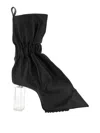 Rick Owens 'pull On Cuffed Taquito' Ankle Boots In Negro
