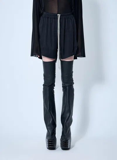 Rick Owens Boxer Shorts In Blue