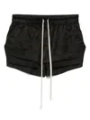 Rick Owens R Owens Fog Elstic Waist Under Lay Boxer Shorts Black In Black