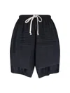 Rick Owens 'boxer' Track Shorts In Black
