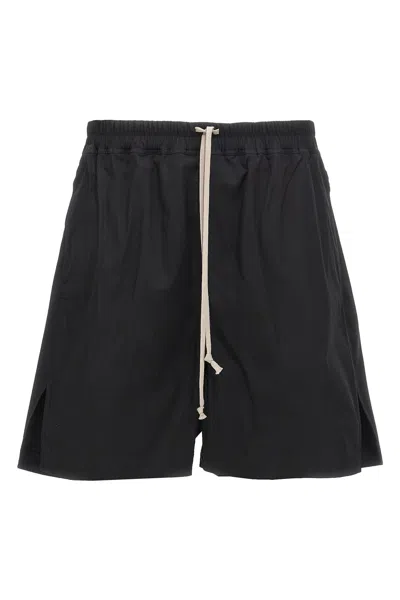 Rick Owens 'boxers' Bermuda Shorts In Black