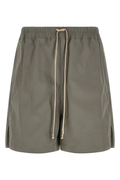 Rick Owens 'boxers' Bermuda Shorts In Gray