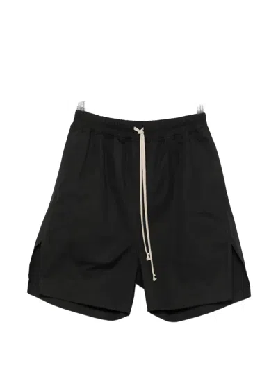 Rick Owens Boxers Drawstring Shorts In Black