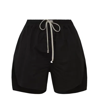 Rick Owens Boxers Heavy Cotton Poplin In Black